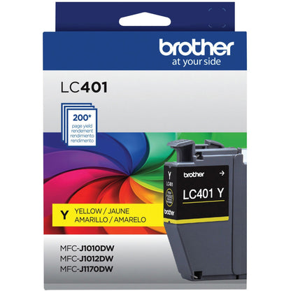 Brother LC401YS Original Standard Yield Inkjet Ink Cartridge - Single Pack - Yellow - 1 Pack