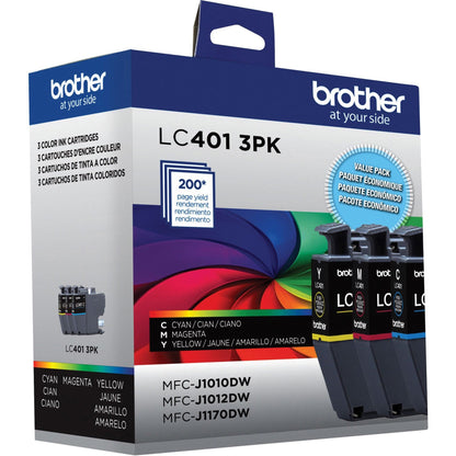 Brother LC4013PKS Original Standard Yield Inkjet Ink Cartridge - CMY - 3 / Pack