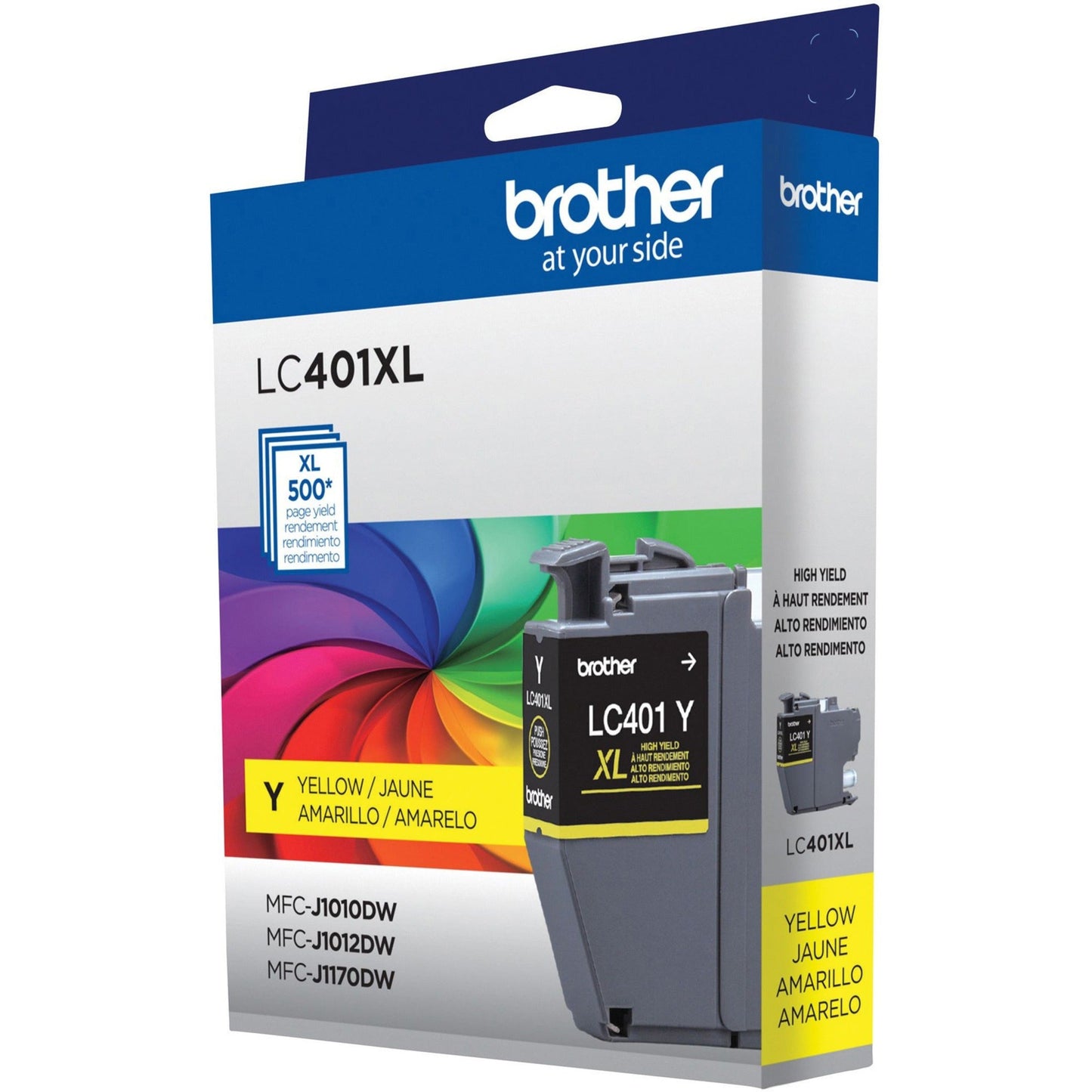 Brother LC401XLYS Original High Yield Inkjet Ink Cartridge - Single Pack - Yellow - 1 Pack