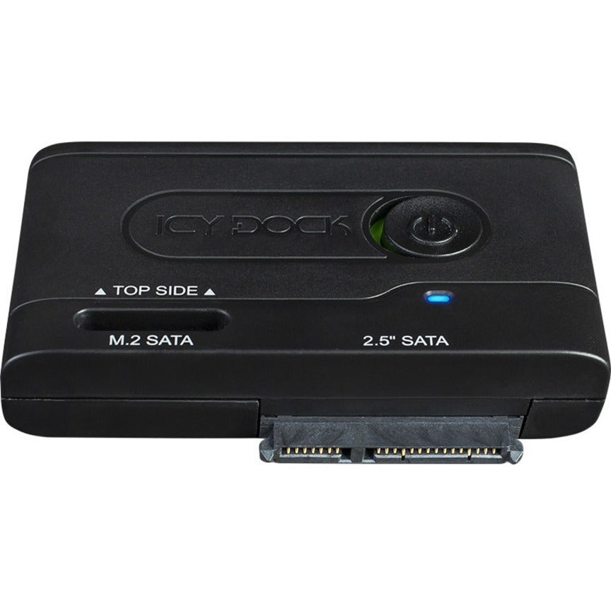 Icy Dock EZ-Adapter MB031U-1SMB Drive Enclosure SATA M.2 - USB 3.2 (Gen 1) Type C Host Interface External - Black