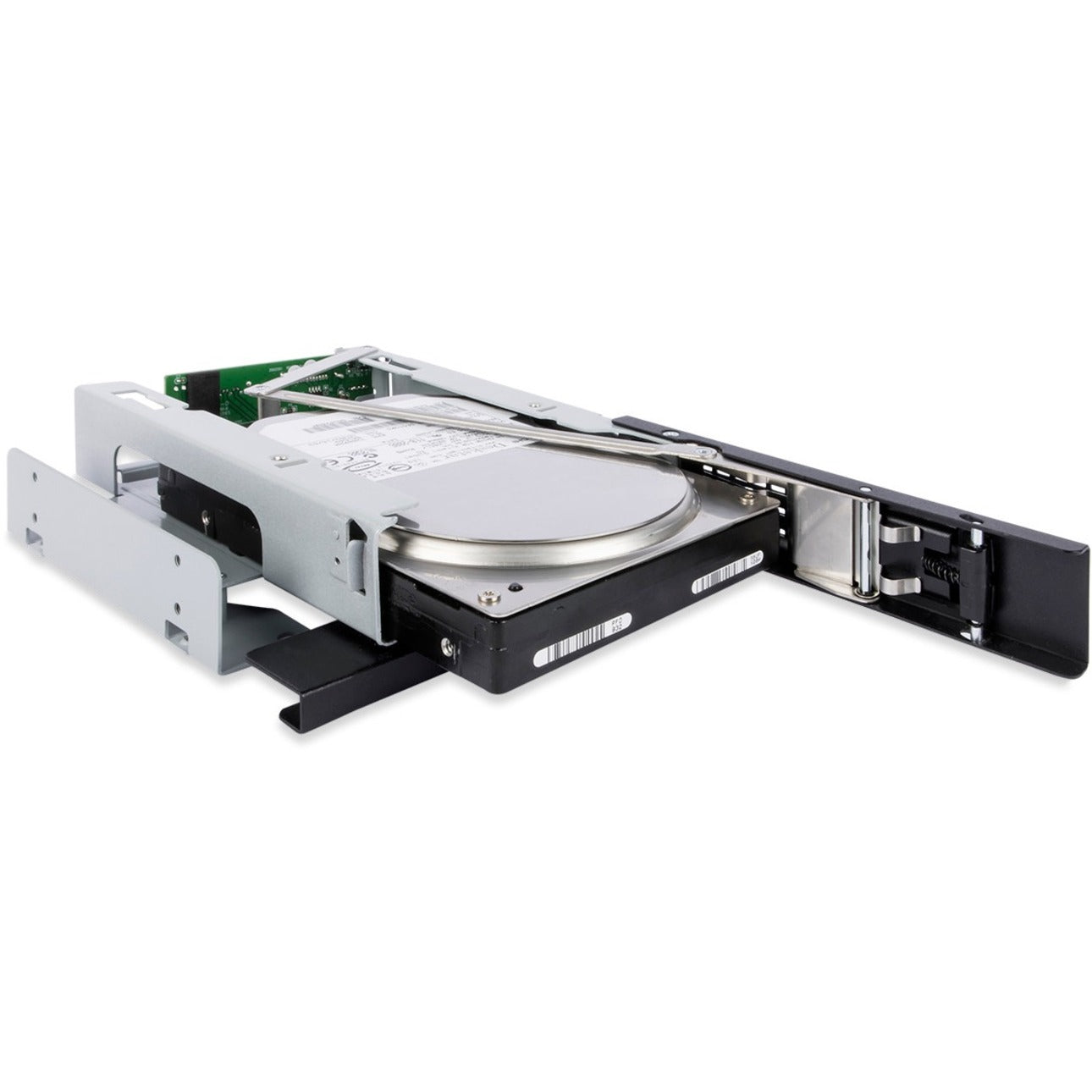 Icy Dock TurboSwap MB171SP-1B Drive Bay Adapter for 5.25" SATA Serial Attached SCSI (SAS) - SATA Host Interface External - Black