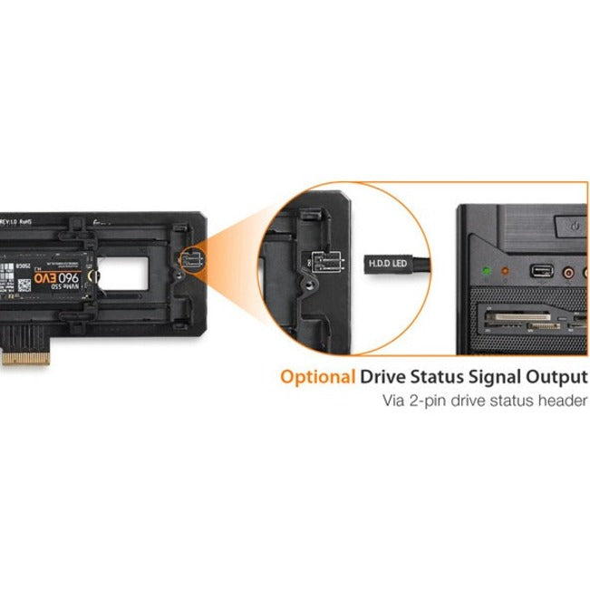Icy Dock EZConvert Ex Pro MB987M2P-1B M.2 to PCI Express Adapter