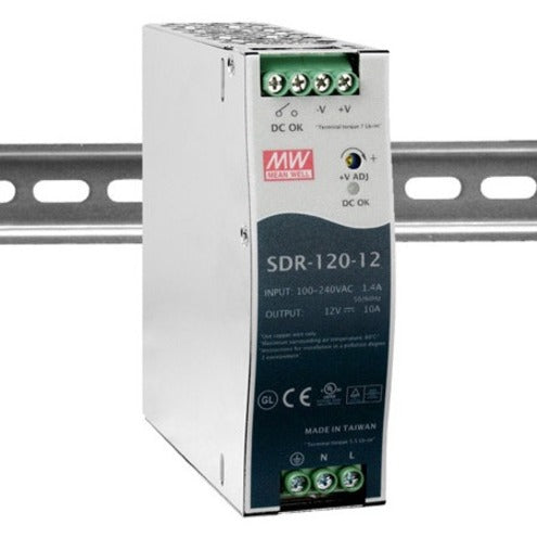 B+B SmartWorx 120W Single Output Industrial DIN RAIL With PFC Function