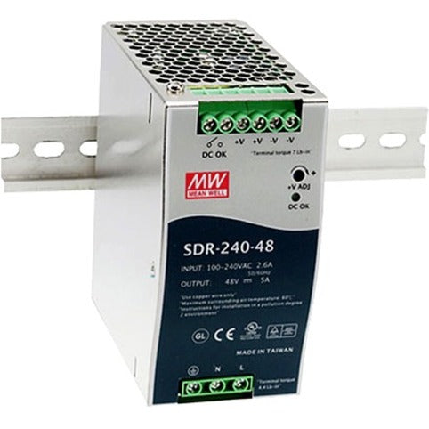 B+B SmartWorx 240W Single Output Industrial DIN RAIL With PFC Function