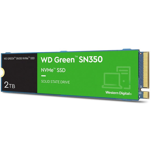 Western Digital Green SN350 WDS200T3G0C 2 TB Solid State Drive - M.2 2280 Internal - PCI Express NVMe