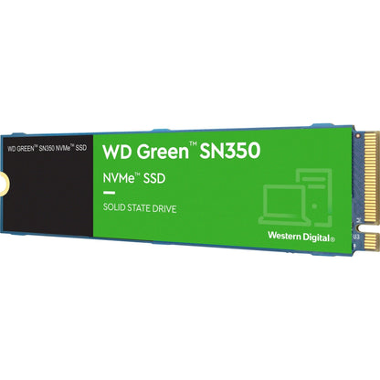 Western Digital Green SN350 WDS100T3G0C 1 TB Solid State Drive - M.2 2280 Internal - PCI Express NVMe (PCI Express NVMe 3.0 x4)