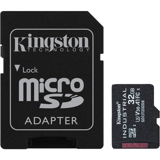 Kingston Industrial SDCIT2 32 GB Class 10/UHS-I (U3) V30 microSDHC