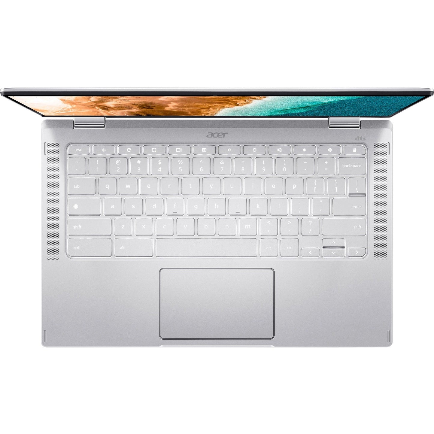 Acer Chromebook Spin 514 CP514-2H CP514-2H-56QM 14" Touchscreen Convertible 2 in 1 Chromebook - Full HD - 1920 x 1080 - Intel Core i5 11th Gen i5-1140G7 Quad-core (4 Core) 800 MHz - 8 GB Total RAM - 256 GB SSD - Pure Silver