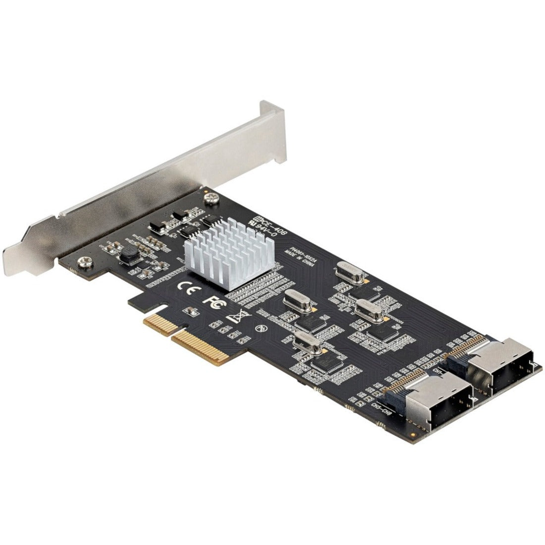 StarTech.com 8 Port SATA PCIe Card PCI Express 6Gbps SATA Expansion Card with 4 Controllers PCI-e x4 Gen 2 to SATA III Adapter Card