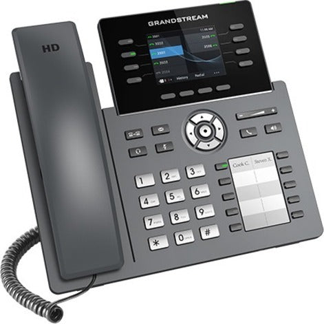 Grandstream GRP2634 IP Phone - Corded - Corded - Bluetooth Wi-Fi - Wall Mountable Desktop