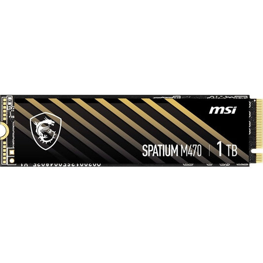 MSI SPATIUM M470 1 TB Solid State Drive - M.2 2280 Internal - PCI Express NVMe (PCI Express NVMe 4.0 x4)