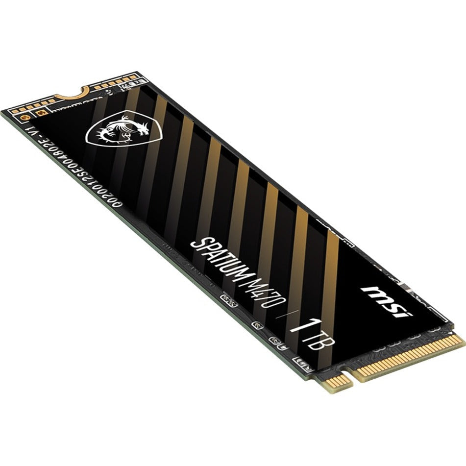 MSI SPATIUM M470 1 TB Solid State Drive - M.2 2280 Internal - PCI Express NVMe (PCI Express NVMe 4.0 x4)