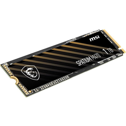 MSI SPATIUM M470 1 TB Solid State Drive - M.2 2280 Internal - PCI Express NVMe (PCI Express NVMe 4.0 x4)
