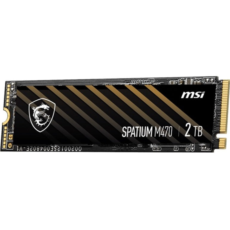 MSI SPATIUM M470 1 TB Solid State Drive - M.2 2280 Internal - PCI Express NVMe (PCI Express NVMe 4.0 x4)