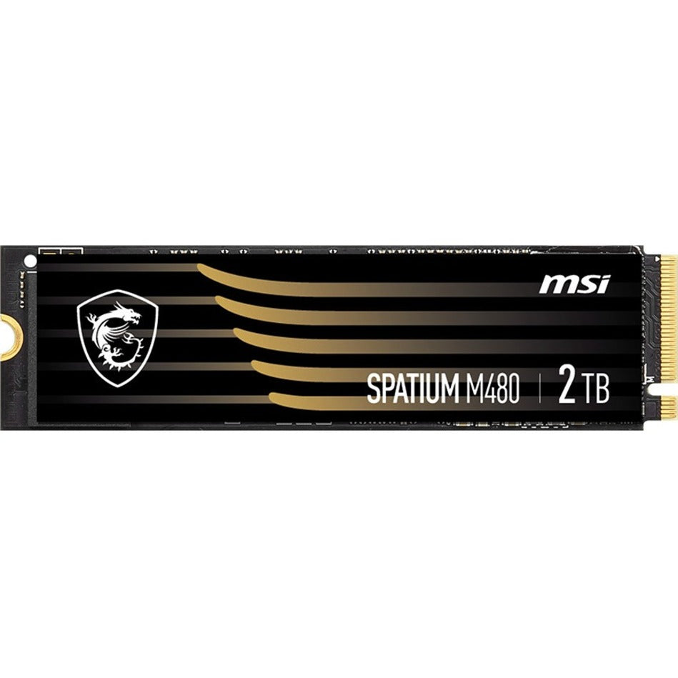 MSI SPATIUM M480 2 TB Solid State Drive - M.2 2280 Internal - PCI Express NVMe (PCI Express NVMe 4.0 x4)