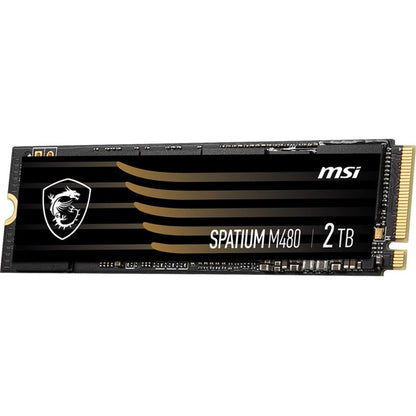 MSI SPATIUM M480 2 TB Solid State Drive - M.2 2280 Internal - PCI Express NVMe (PCI Express NVMe 4.0 x4)