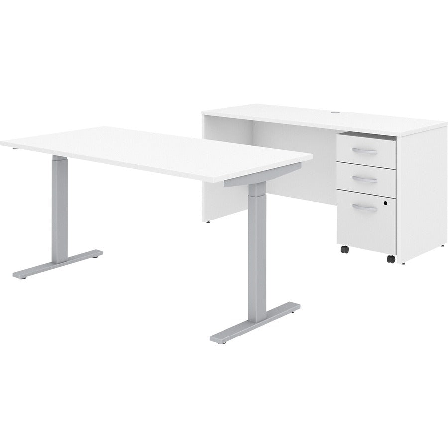 Bush Business Furniture Studio C White Laminate Desking