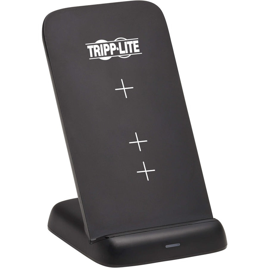 Tripp Lite 10W Wireless Fast-Charging Stand With International AC Adapter Black