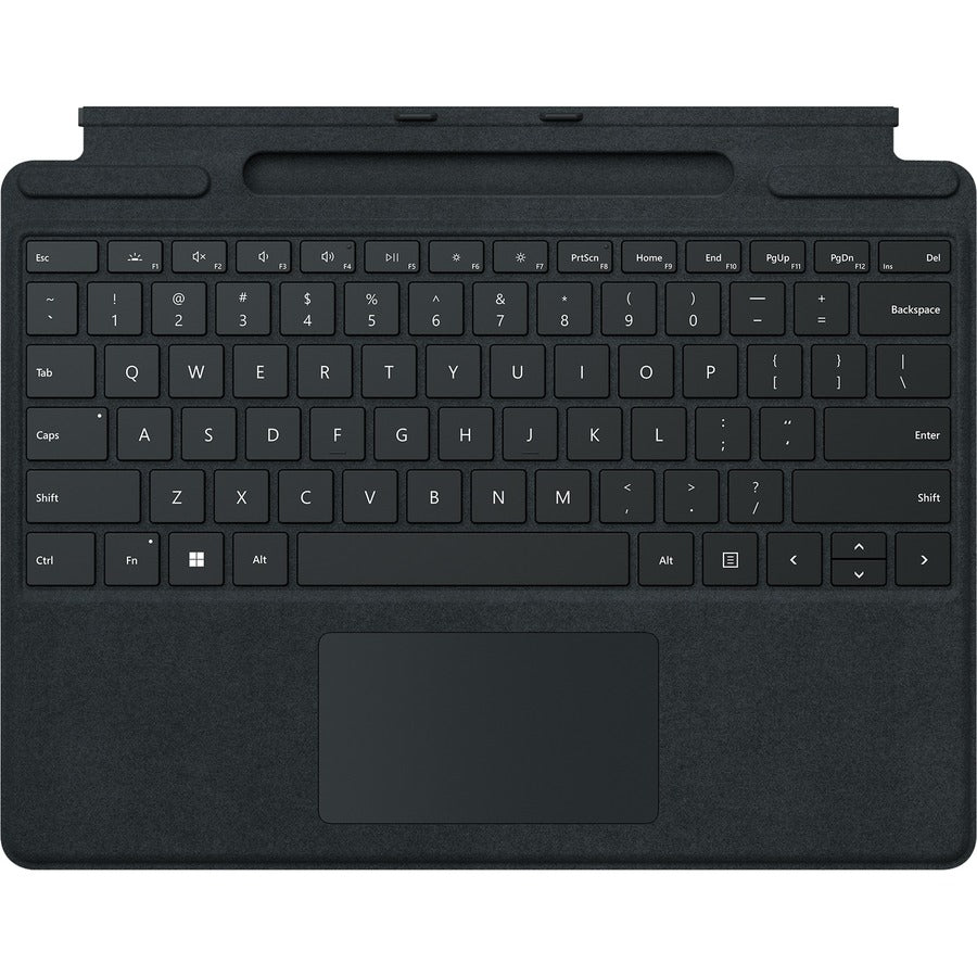 Microsoft Signature Keyboard/Cover Case with Slim Pen 2 for Microsoft Surface Pro 8 Surface Pro X Tablet - Black