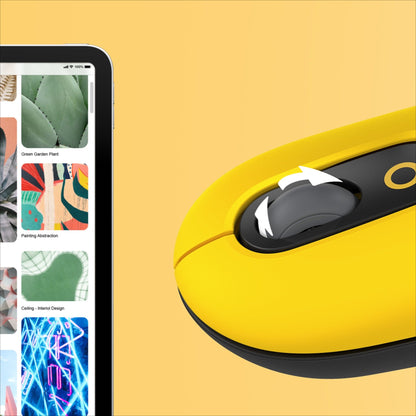 Logitech POP Mouse with emoji - Blast Yellow
