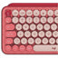 Logitech POP Keys Wireless Mechanical Keyboard With Emoji Keys - Heartbreaker Rose