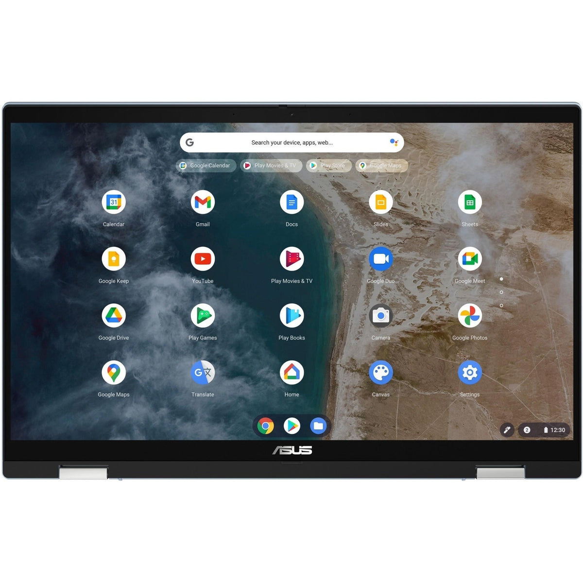 Asus Chromebook Flip CX5400 CX5400FMA-GN762T-S 14" Touchscreen Convertible 2 in 1 Chromebook - Full HD - 1920 x 1080 - Intel Core i3 11th Gen i7-1160G7 Dual-core (2 Core) 2.10 GHz - 16 GB Total RAM - 512 GB SSD - AI Blue