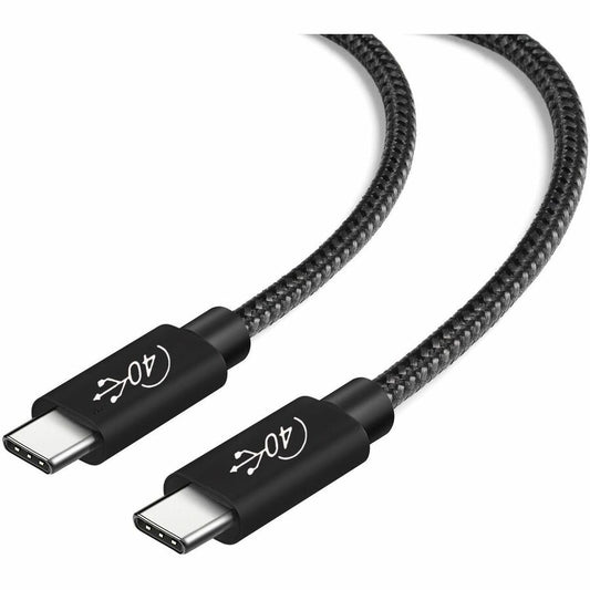 4XEM Nylon Braided USB-C to C 40 Gigabit 120CM/1.2M Cable