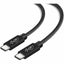 4XEM Nylon Braided USB-C to C 40 Gigabit Half Meter Cable