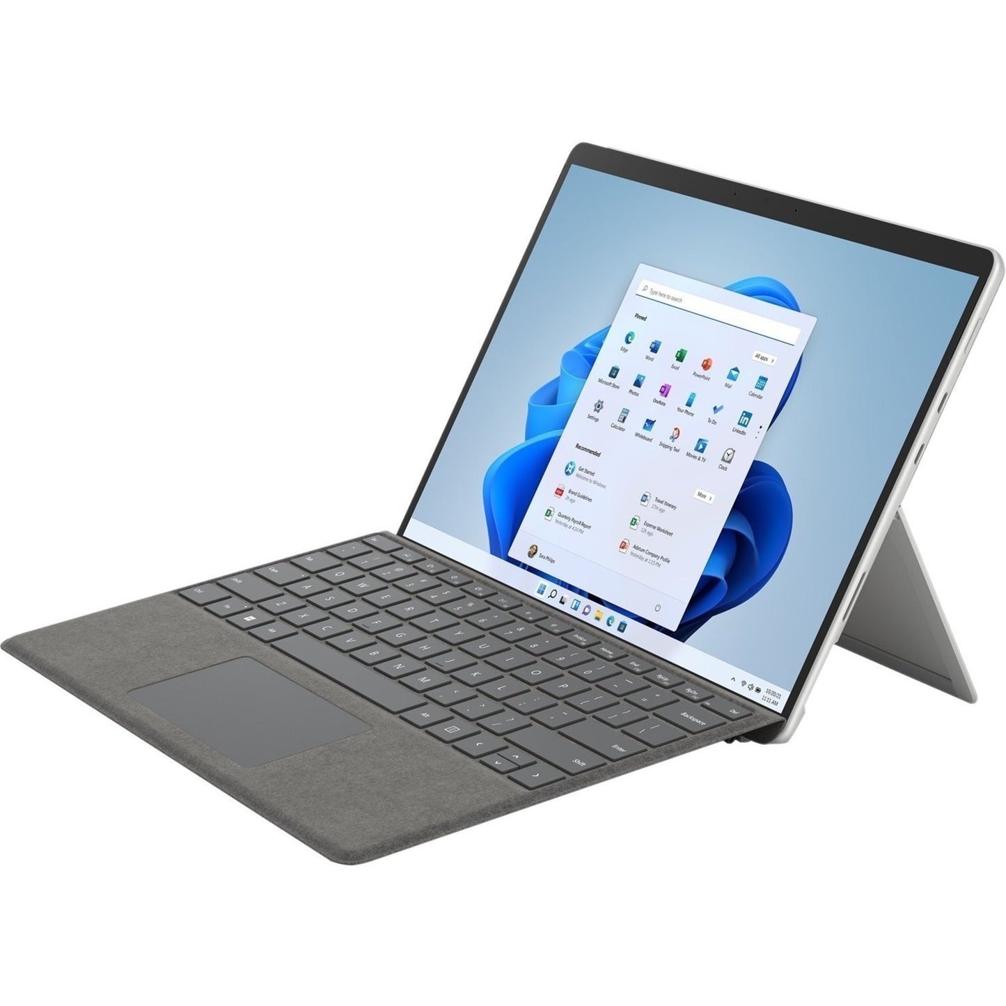 Microsoft Surface Pro 8 Tablet - 13" - Core i5 11th Gen i5-1145G7 Quad-core (4 Core) - 8 GB RAM - 256 GB SSD - Windows 10 Pro - Platinum - TAA Compliant