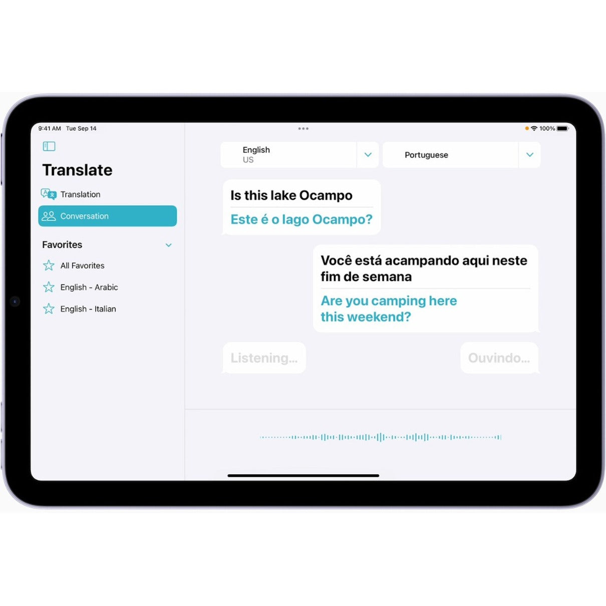 Apple iPad mini (6th Generation) A2567 Tablet - 8.3" - Hexa-core (A15 Bionic Dual-core (2 Core) 2.93 GHz Quad-core (4 Core)) - 4 GB RAM - 64 GB Storage - iPadOS 15 - Purple