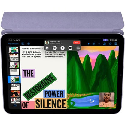 Apple iPad mini (6th Generation) A2568 Tablet - 8.3" - Hexa-core (A15 Bionic Dual-core (2 Core) 2.93 GHz Quad-core (4 Core)) - 4 GB RAM - 64 GB Storage - iPadOS 15 - 5G - Purple