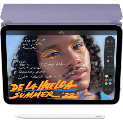 Apple iPad mini (6th Generation) A2567 Tablet - 8.3" - Hexa-core (A15 Bionic Dual-core (2 Core) 2.93 GHz Quad-core (4 Core)) - 4 GB RAM - 256 GB Storage - iPadOS 15 - Purple