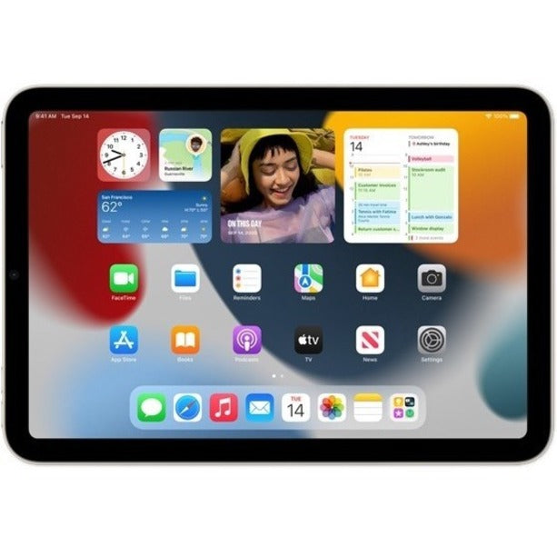 Apple iPad mini (6th Generation) A2568 Tablet - 8.3" - Hexa-core (A15 Bionic Dual-core (2 Core) 2.93 GHz Quad-core (4 Core)) - 4 GB RAM - 256 GB Storage - iPadOS 15 - 5G - Starlight