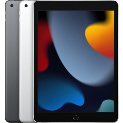 Apple iPad (9th Generation) A2602 Tablet - 10.2" - Hexa-core (Lightning Dual-core (2 Core) 2.65 GHz + Thunder Quad-core (4 Core) 1.80 GHz) - 64 GB Storage - iPadOS 15 - Space Gray