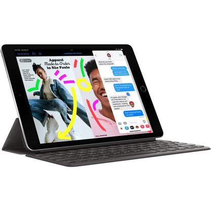 Apple iPad (9th Generation) A2602 Tablet - 10.2" - Hexa-core (Lightning Dual-core (2 Core) 2.65 GHz + Thunder Quad-core (4 Core) 1.80 GHz) - 256 GB Storage - iPadOS 15 - Silver
