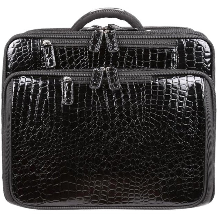 Francine Collection Croco Carrying Case (Roller) for 17" Notebook Travel Essential