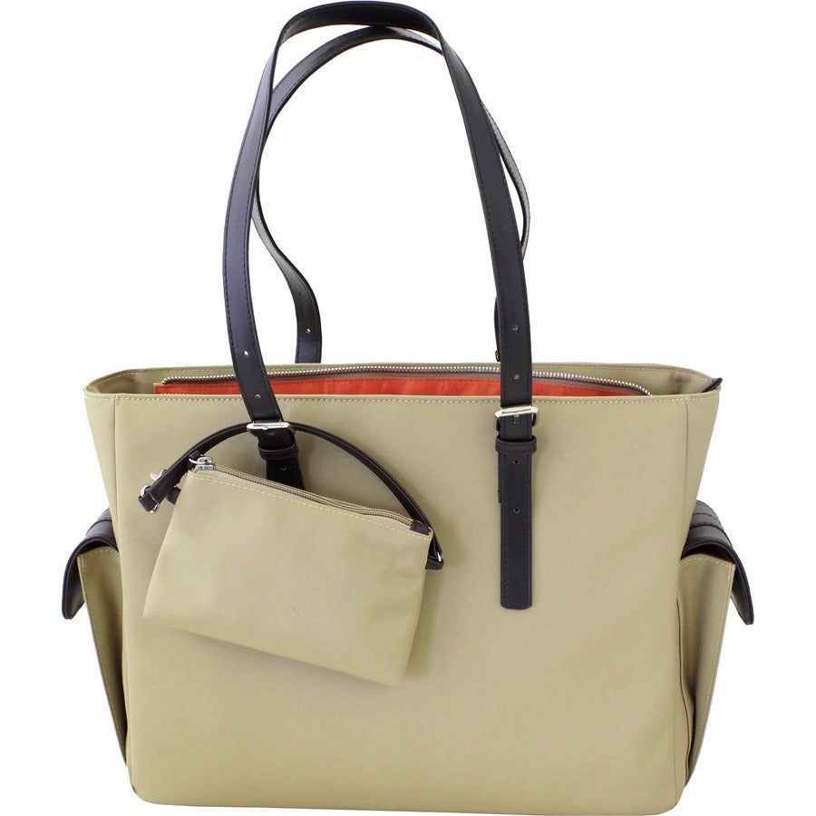 Francine Collection Slim Liberator Carrying Case (Tote) for 14" to 14.1" Notebook - Tan