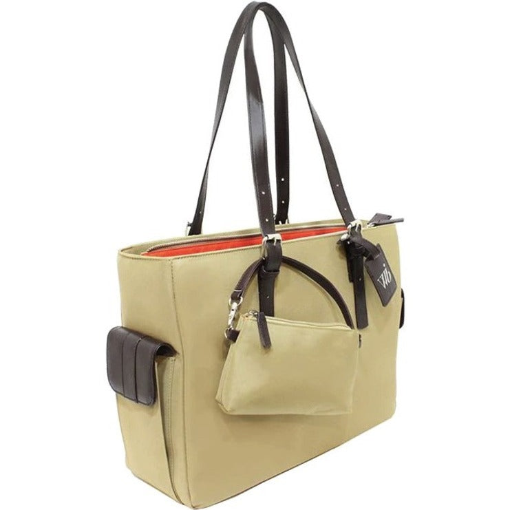 Francine Collection Slim Liberator Carrying Case (Tote) for 14" to 14.1" Notebook - Tan