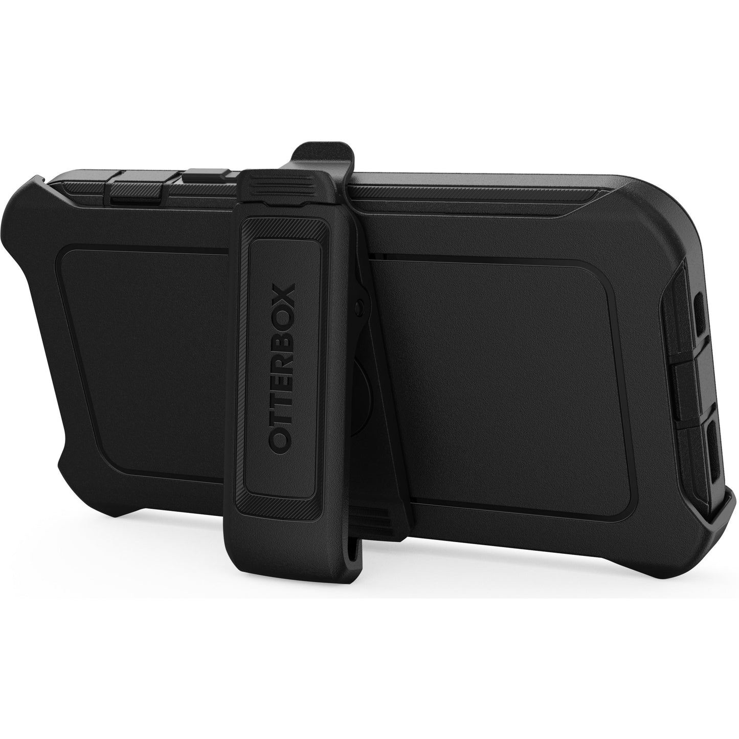 OtterBox Defender Rugged Carrying Case (Holster) Apple iPhone 13 Smartphone - Black