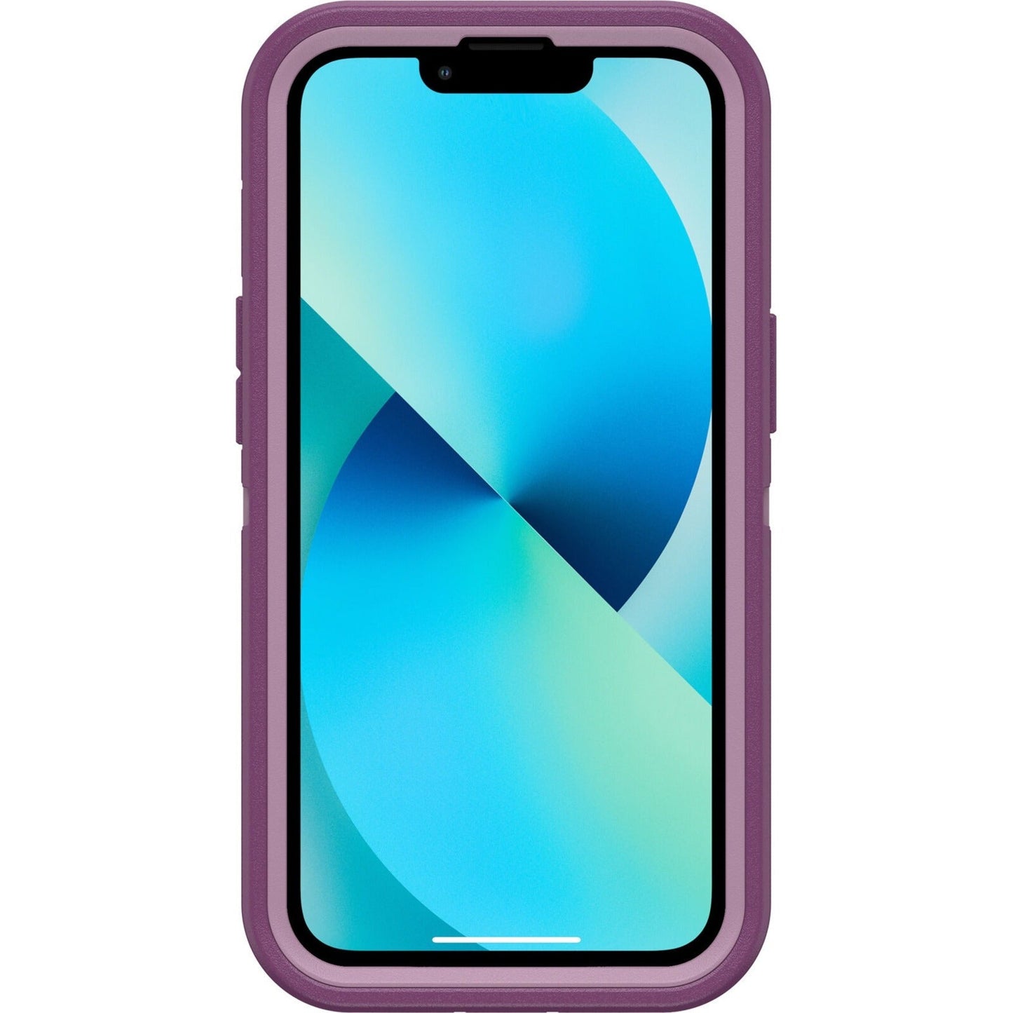 OtterBox Defender Rugged Carrying Case (Holster) Apple iPhone 13 Smartphone - Happy Purple