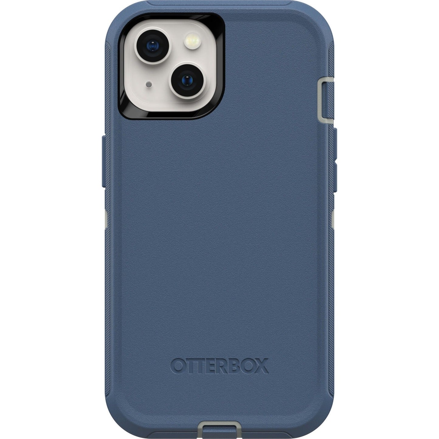 OtterBox Defender Rugged Carrying Case (Holster) Apple iPhone 13 Smartphone - Fort Blue