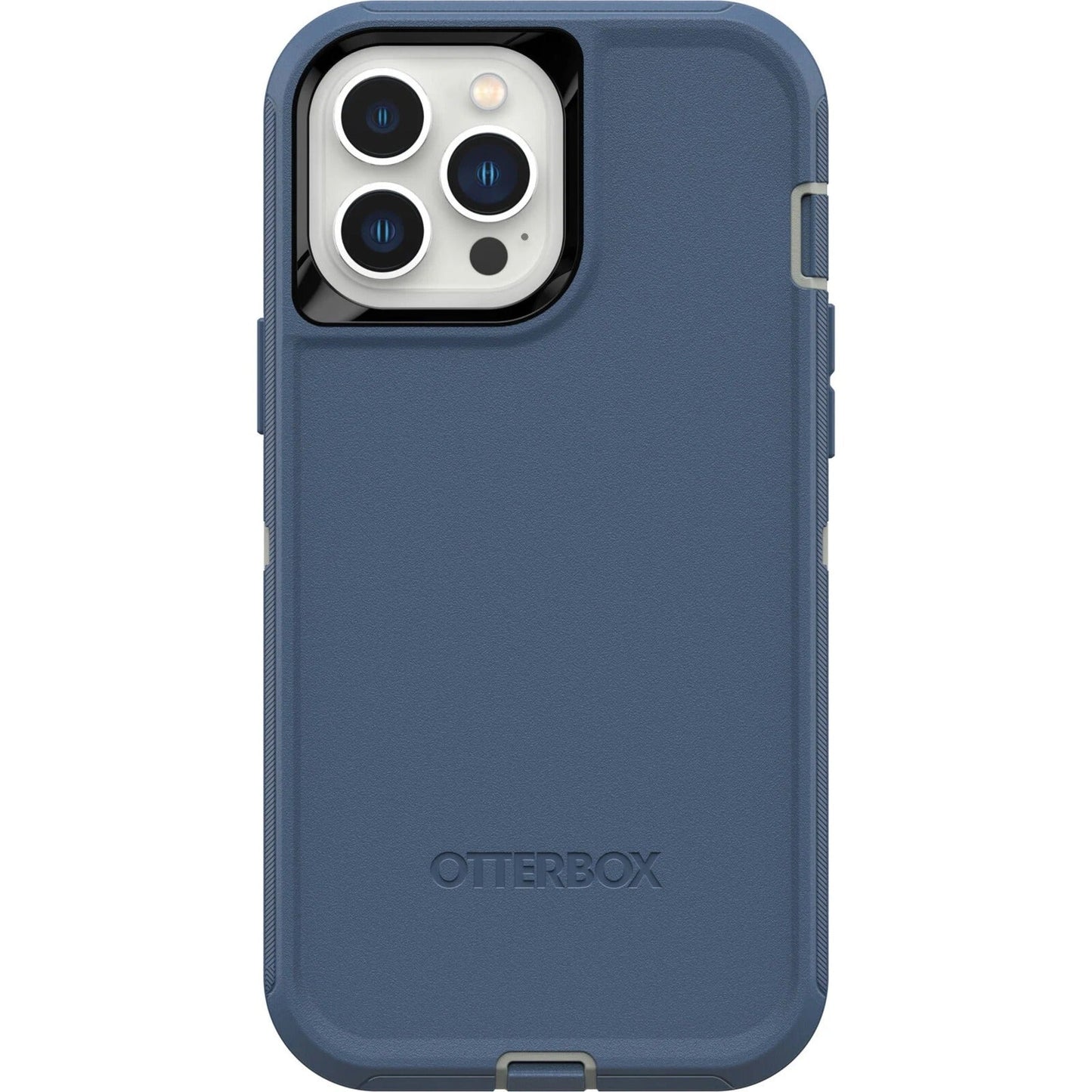 OtterBox Defender Rugged Carrying Case (Holster) Apple iPhone 13 Pro Max iPhone 12 Pro Max Smartphone - Fort Blue