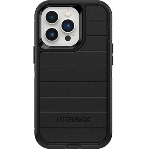 OtterBox Defender Series Pro Rugged Carrying Case (Holster) Apple iPhone 13 Pro Smartphone - Black