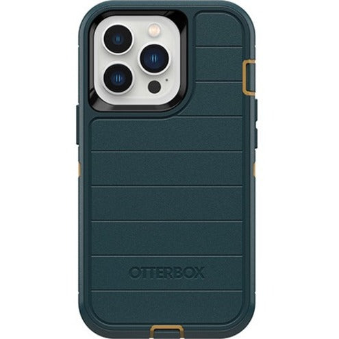 OtterBox Defender Series Pro Rugged Carrying Case (Holster) Apple iPhone 13 Pro Smartphone - Hunter Green