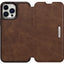 OtterBox Strada Carrying Case (Wallet) Apple iPhone 13 Pro Max iPhone 12 Pro Max Smartphone - Espresso Brown