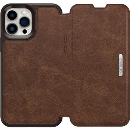 OtterBox Strada Carrying Case (Wallet) Apple iPhone 12 Pro Max iPhone 13 Pro Max Cash Smartphone Card - Espresso