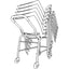 9 to 5 Seating Stack Chair Steel Dolly