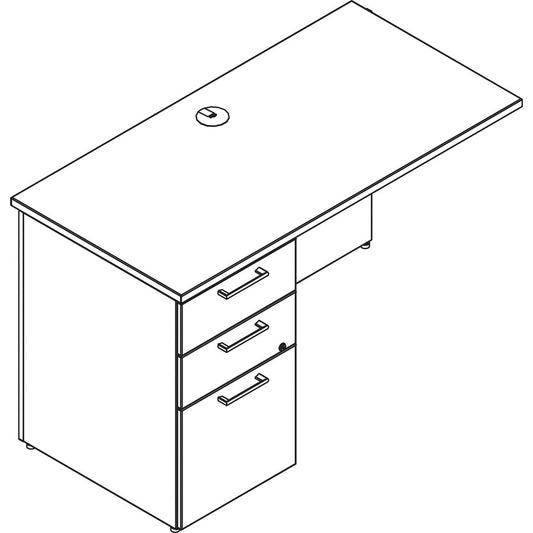 Groupe Lacasse Concept 300 Sahara Desking Unit