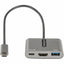 StarTech.com USB C Multiport Adapter USB-C to HDMI 4K 100W PD Pass-Through USB 3.0 Hub 5Gbps (1xC/1xA) USB-C Mini Dock/Travel Dock