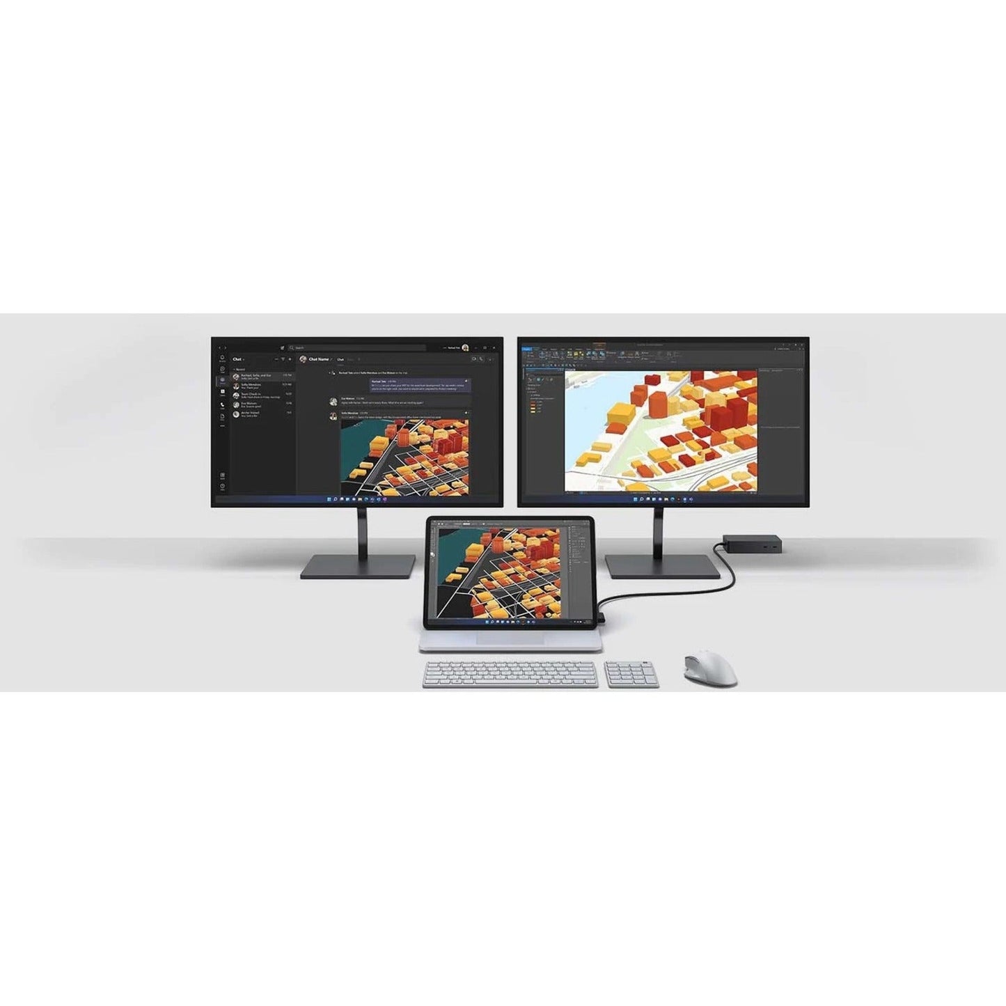 Microsoft Surface Laptop Studio 14.4" Touchscreen Convertible 2 in 1 Notebook - 2400 x 1600 - Intel Core i7 11th Gen i7-11370H Quad-core (4 Core) - 32 GB Total RAM - 2 TB SSD - Platinum